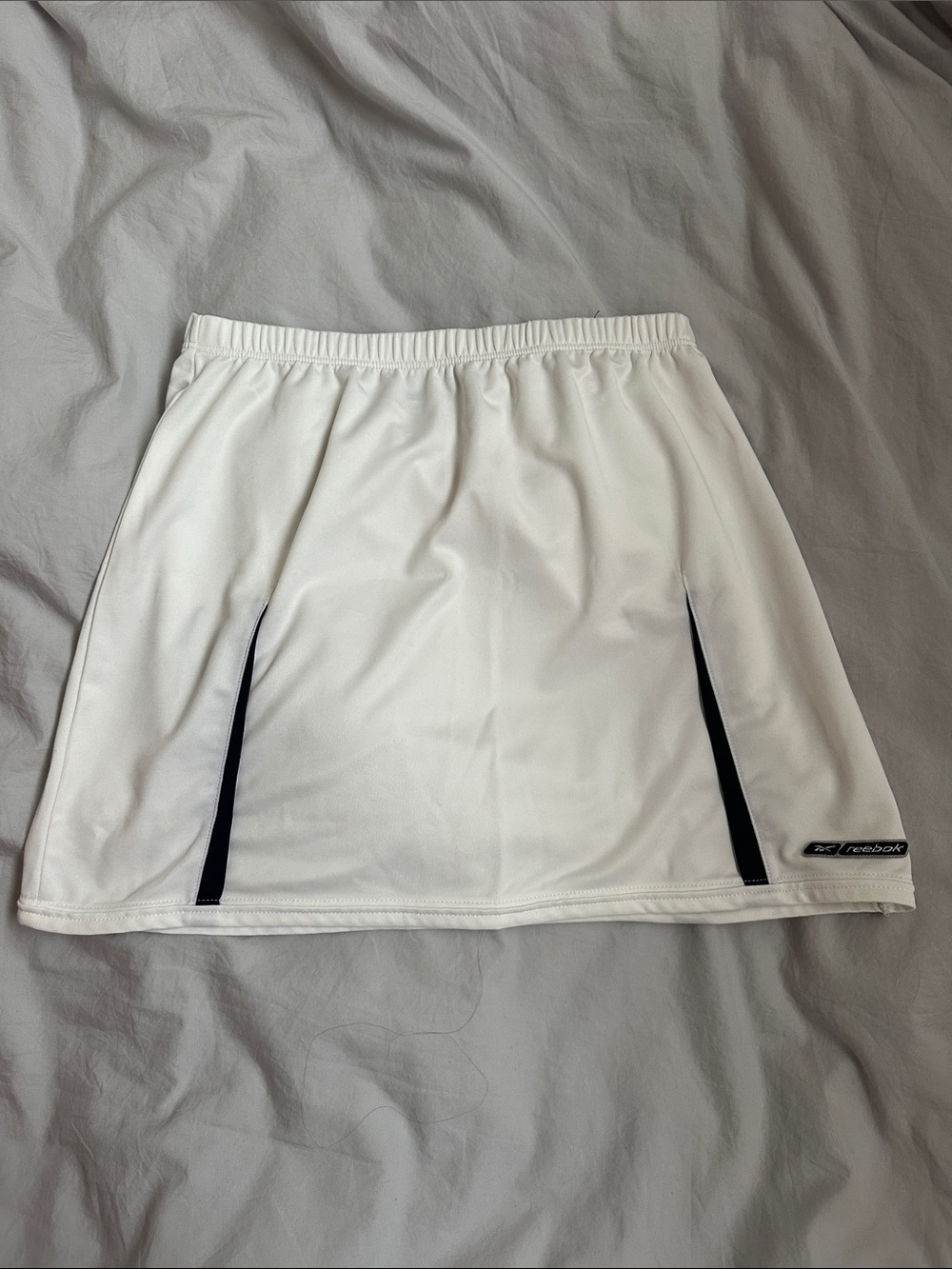 Reebok White Skort with Black Accent Panels